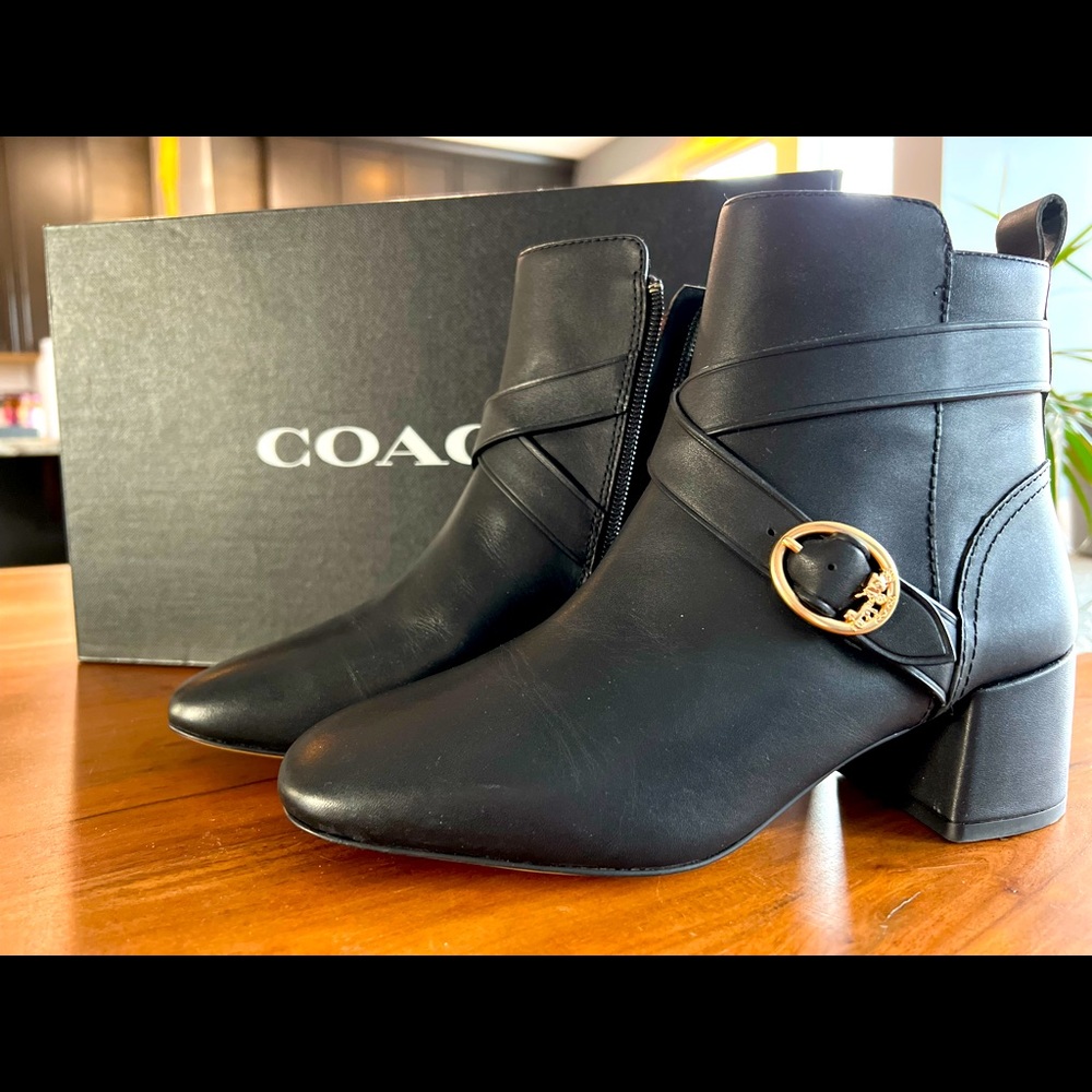 Coach Leather Boots